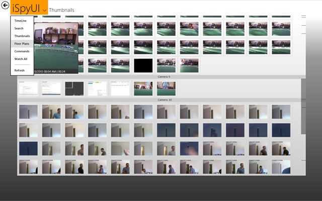 Windows 8 viewer application (thumbnails)