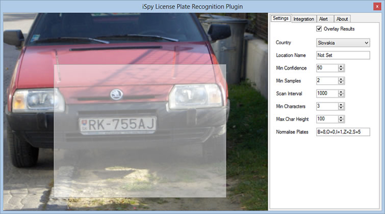 License plate reader software open source