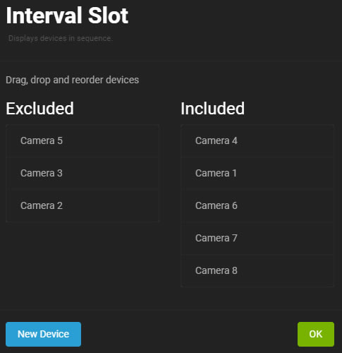 Configurazione di uno slot di layout