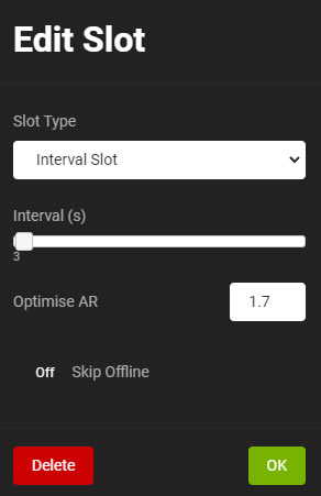 Configurazione di uno slot di layout