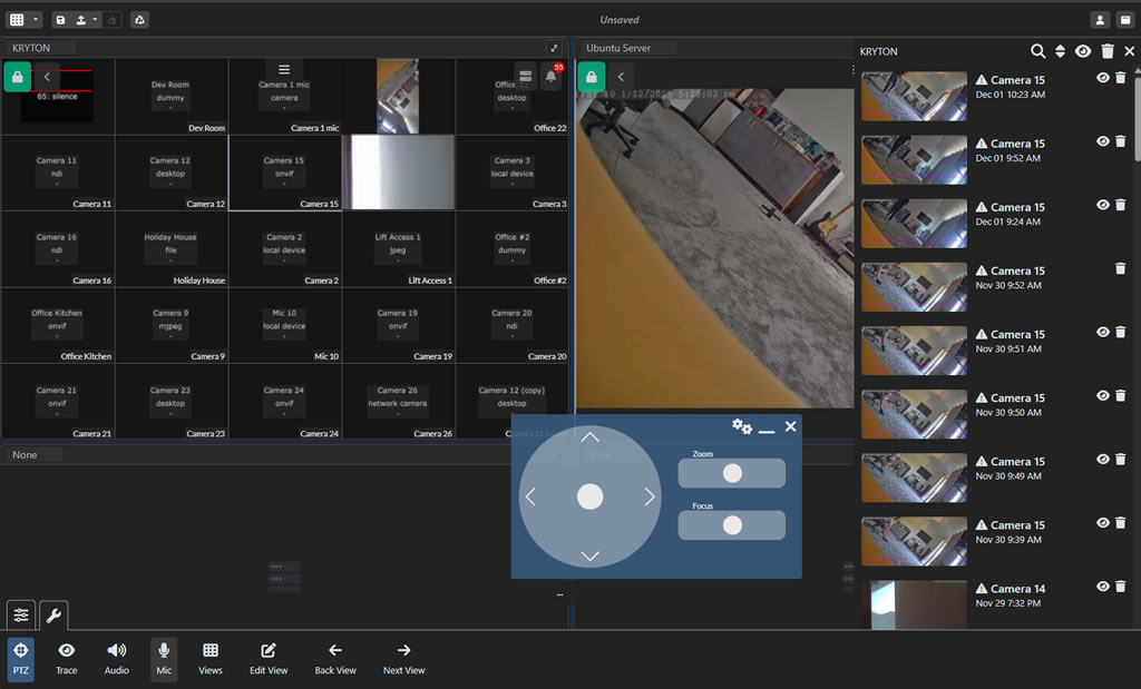 一つのUIで複数のAgent DVRサーバーを制御
