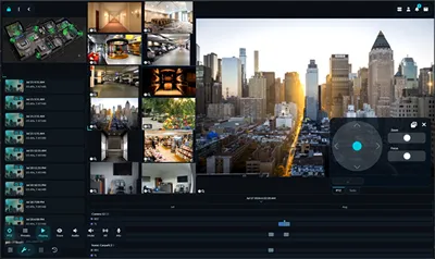Painel multicâmera do Agent DVR