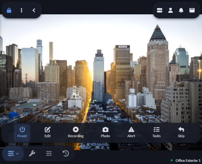 Agent DVR camera controls