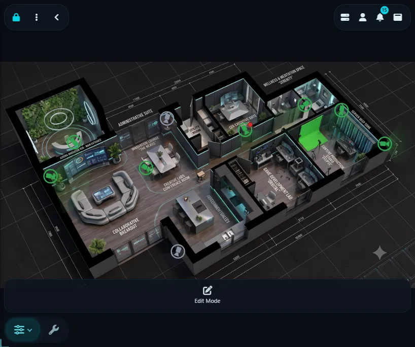 Floorplans in Agent DVR