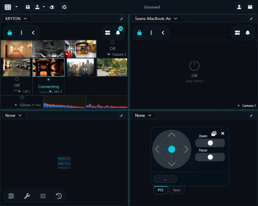 Controlling multiple Agent DVR servers in one UI