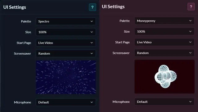 Theme examples