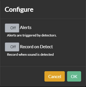 Agent DVRでオーディオデバイスを設定する